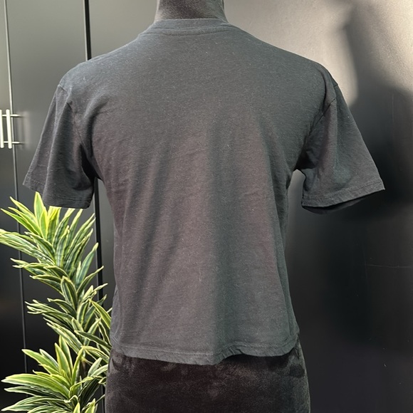 Graphic Black Tee with Colorful Print - Picture 4 of 9